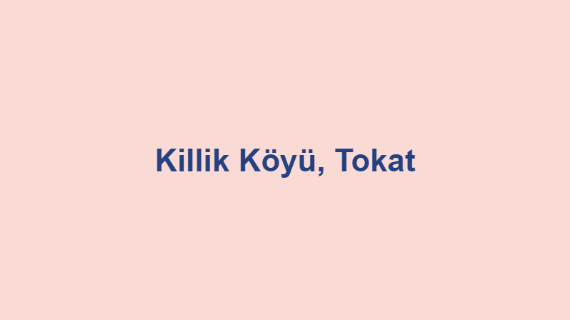 killik koyu tokat.jpg