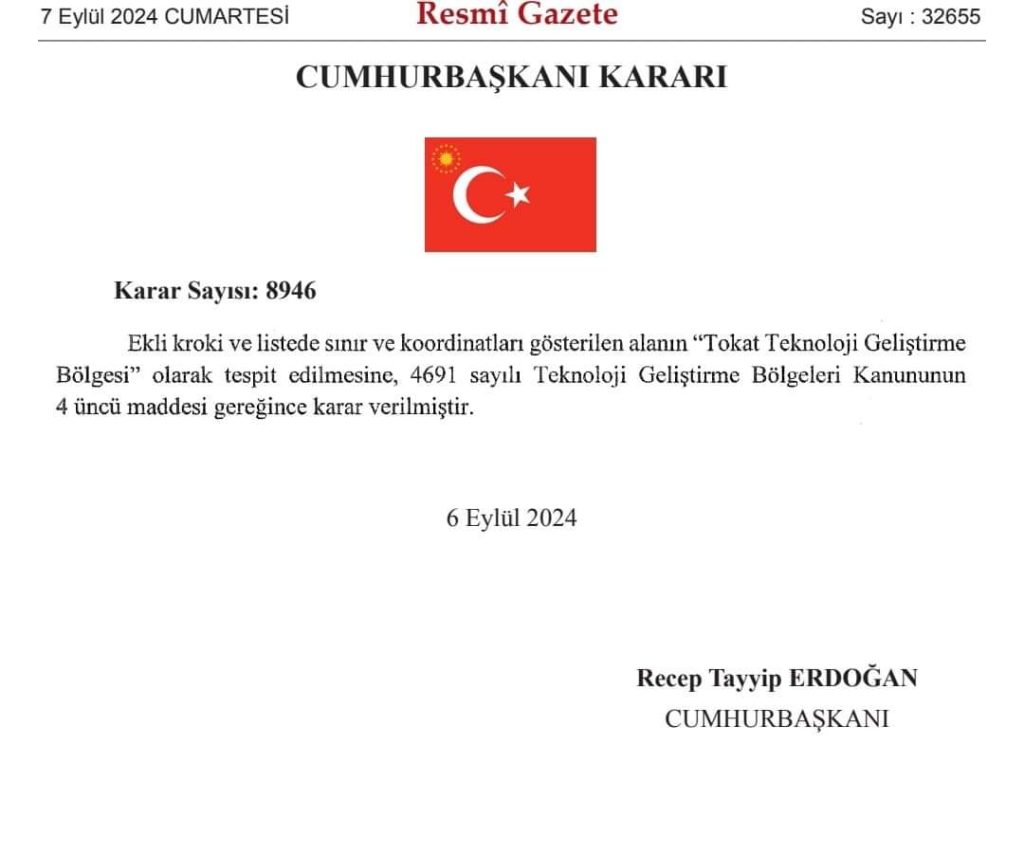 anayasa komisyonu baskani tokat milletvekili yusuf beyazit tokata yeni bir nefes tokat teknoloji gelistirme bolgesi resmen onaylandi.jpg