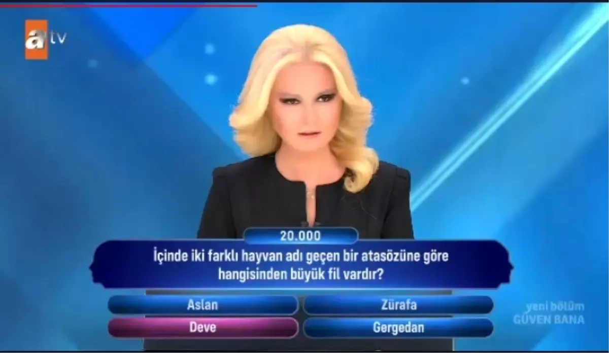 Güven Bana’da dev fil sorusu: Strateji, güven ve 1 milyon TL ödülü için çekişmeli yarışma!