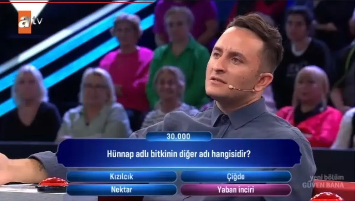 Yarışmacı Güven Testi: 1 Milyon TL İçin Belirsizlik ve Riskler Artarken Bitki Bilgisi Kritik!