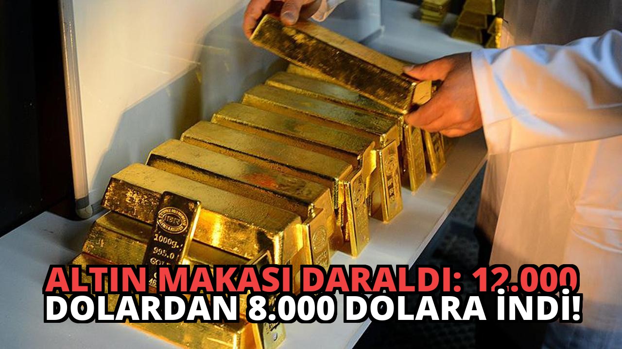 Altın Makası Daraldı: 12.000 Dolardan 8.000 Dolara İndi!
