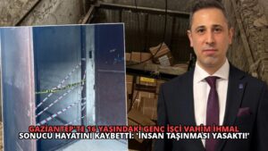 Gaziantep’te 16 Yaşındaki Genç İşçi Vahim İhmal Sonucu Hayatını Kaybetti: ‘İnsan Taşınması Yasaktı!’