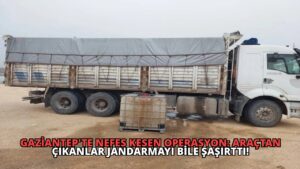 Gaziantep’te Nefes Kesen Operasyon: Araçtan Çıkanlar Jandarmayı Bile Şaşırttı!