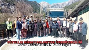 Yüzyıllık Miras Canlanıyor: İpekböcekçiliği Antalya’da Yeniden Yükselişte
