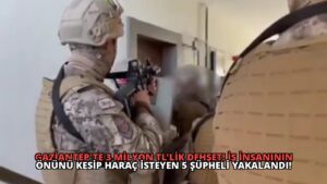 Gaziantep’te 3 Milyon TL’lik Dehşet! İş İnsanının Önünü Kesip Haraç İsteyen 5 Şüpheli Yakalandı!