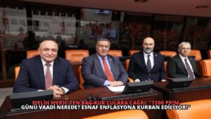 Melih Meriç’ten Bağ-Kur’lulara Çağrı: “7200 Prim Günü Vaadi Nerede? Esnaf Enflasyona Kurban Ediliyor!”