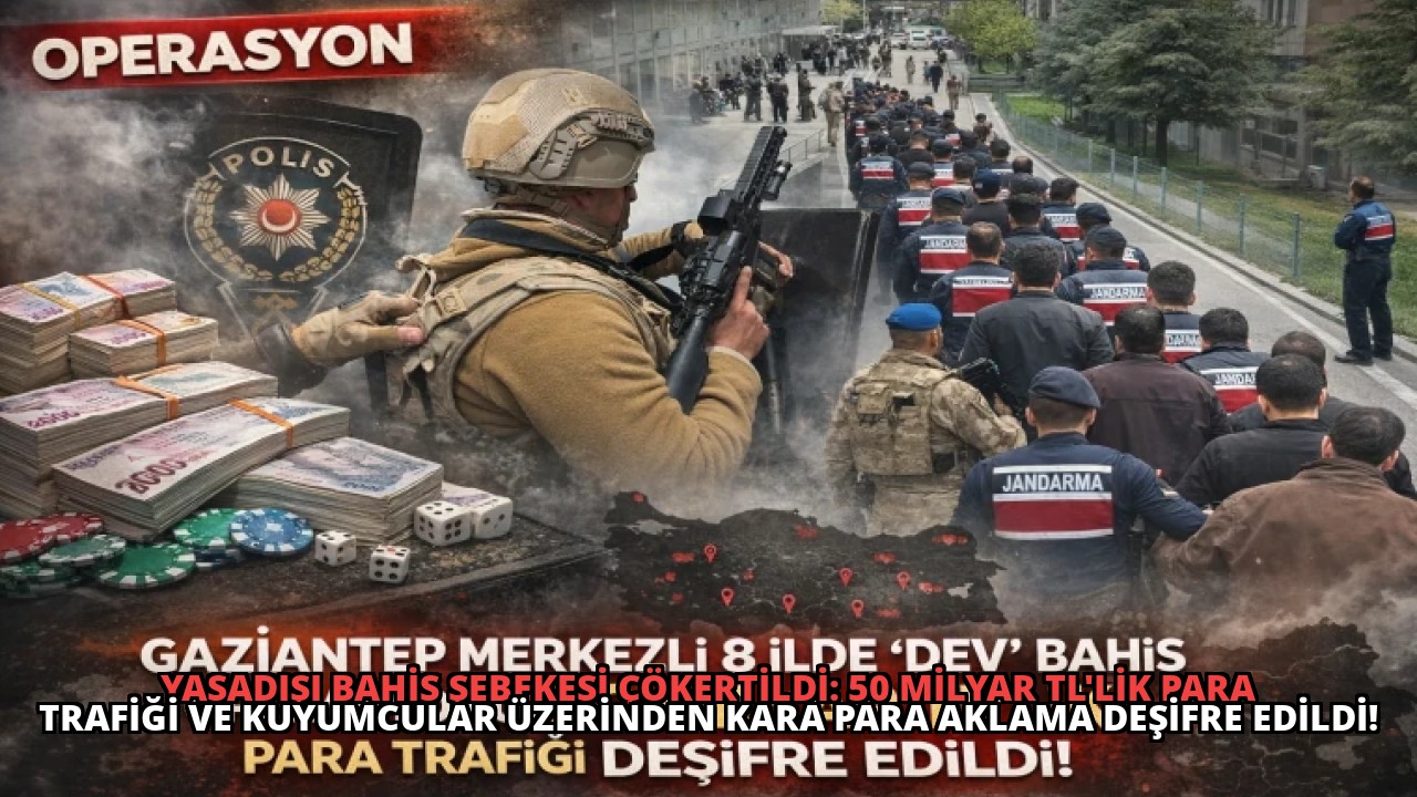 Yasadışı Bahis Şebekesi Çökertildi: 50 Milyar TL’lik Para Trafiği ve Kuyumcular Üzerinden Kara Para Aklama Deşifre Edildi!