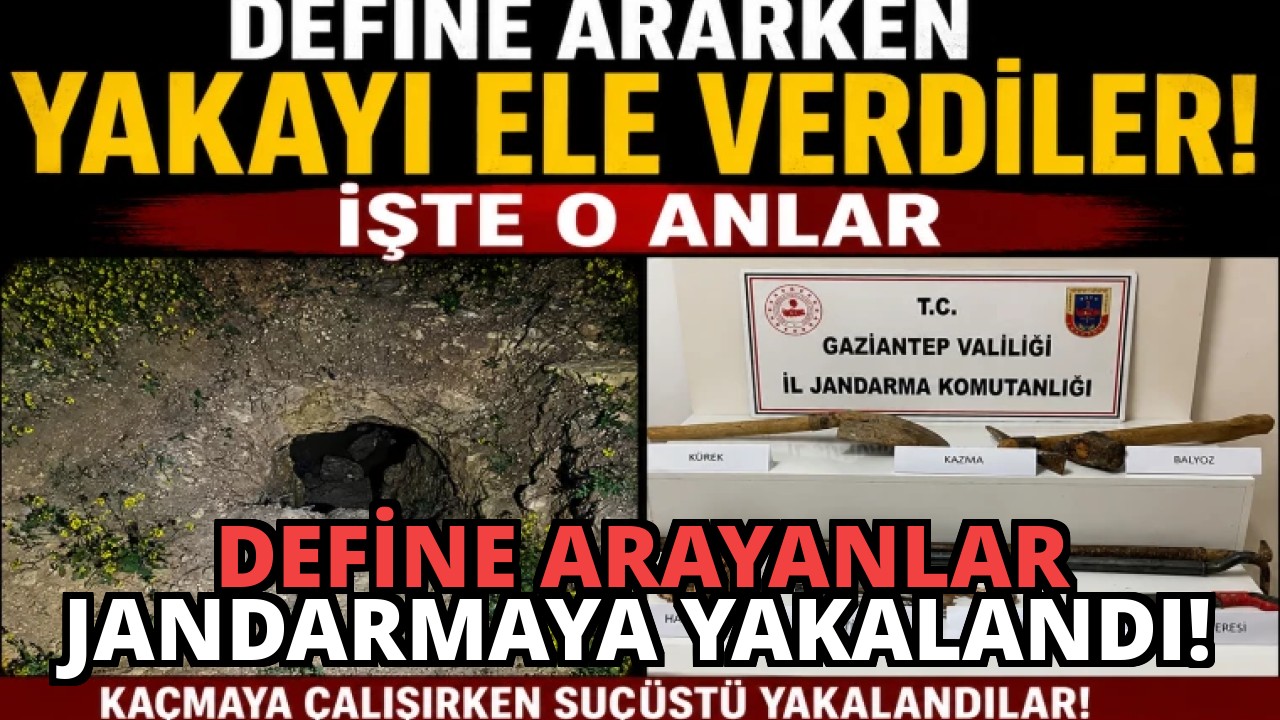 Define Arayanlar Jandarmaya Yakalandı!