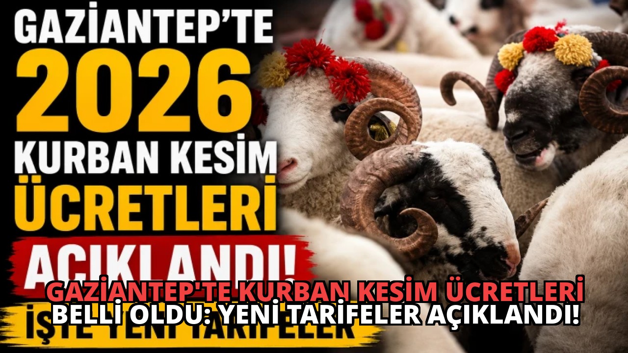 Gaziantep’te Kurban Kesim Ücretleri Belli Oldu: Yeni Tarifeler Açıklandı!