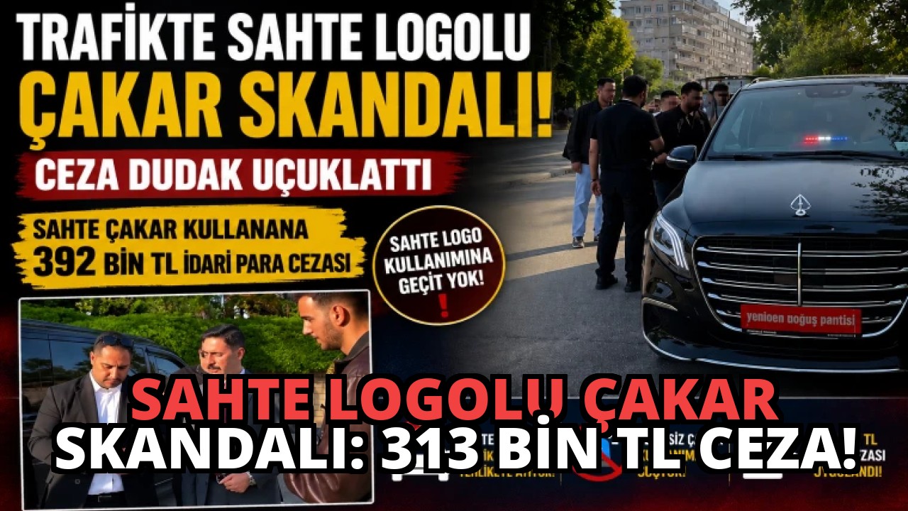 Sahte Logolu Çakar Skandalı: 313 Bin TL Ceza!
